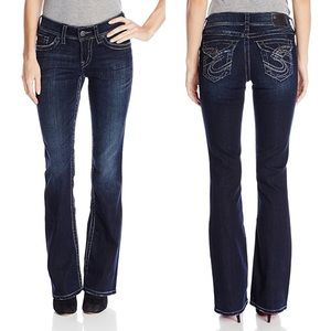Silver Jeans Women’s Dark Blue Boot Cut Jeans